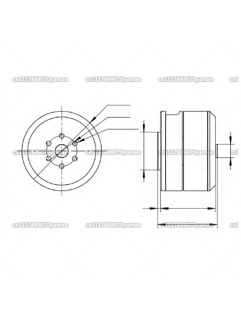Direct Drive Servo Motor Robotics - DLA silnika paliwowego DM-H3510 BLDC, 24